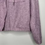 Avec Les Filles  Anthropologie Lavender Lightweight Hooded Zip Up Jacket Large Photo 4