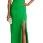 AQUA Cutout Crepe Gown Size 0 Photo 0