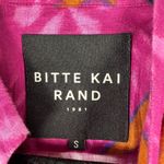 Bitte Kai Rand Linen Abstract Art to Wear Long Sleeve Button Shirt Women's Small Photo 4