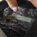 Enza Costa black slubbed short sleeve tee shirt mini dress SMALL Photo 5