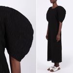 Mara Hoffman Mara Hoffman Aranza Dress in Black Gauze Popcorn Size Small Photo 8