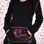 Vintage y2k early 2000s MUDD hooded long sleeve top Black Size L Photo 0