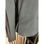 EXPRESS one button blazer size 6 black with gray little stripes office attire Photo 4