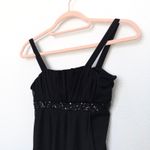City Triangles Y2K Womens Babydoll Dress Size M Black Sequin Witchy Whimsigoth Photo 4