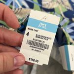 J. McLaughlin  Masie Pant NWT $168 4 Stretch Pull On Catalina Blue Palm Bermuda Photo 5