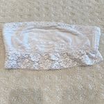 Free People Intimately White Floral Lace Bandeau Strapless Bra Photo 1