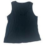 Nuuds size large Classic Black Tank Top distressed casual everyday Photo 0