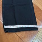 NWT MOTHER Women's The Spinner Zip Sneak Wide Leg Jeans In Magic Black Size 33 Photo 11