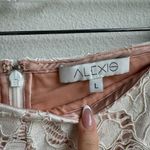 Alexis  White Cream Lace Bridal Trouser Wide Leg Pants Bachlorette Size Large Photo 3