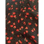 ZARA  womens small long sleeve maxi dress floral red black flower rose spade spl Photo 5