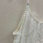 Eyeshadow Elegant White Eyelet Trimmed embroidered boho Top #34 Photo 6