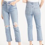 AGOLDE Riley High Rise Crop Straight Leg Whiplash Photo 0