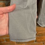 Athleta Women Small Chanti Top Gray Striped Long Sleeve Athletic Tee Performance Photo 1