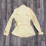 Vintage retro Old Navy butter yellow trench coat Size M Photo 5