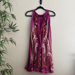 Arden B Sill Paisley Fuchsia Dress Photo 2