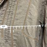 Tommy Bahama linen eyelet sample dress with long sleeves khaki tan color small Photo 11