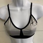 Nike Pro Indy Women’s S Gray/Black Mesh Panel Racerback Light Support Sports Bra Photo 9