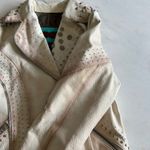 Corral Studded Embellished Leather Moto Biker Jacket Western Chic Photo 7