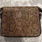 Next  Crossbody Bag in Brown Snake Print Photo 2