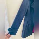 Croft & Barrow  Grey Color Very thick Winter Pea Coat. Photo 7