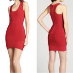 BCBGMAXAZRIA  Gisela rio red racerback bandage dress size M Photo 1