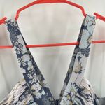 Joie  Margot Dress SZ 4 NWT 100% Silk Nightshadow Blue Sample Chiffon Midi Floral Photo 6