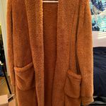 SheIn Brown Teddy Coat Photo 0