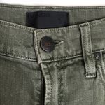 Vince  ladies army green distressed 5 pocket skinny jeans size 28 Photo 4