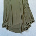 Leith  Scoop Neck Midi Shift Dress Size S in Olive Photo 2