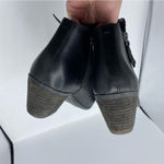 Frye  Judith Women's Black Leather Zip Ankle Bootie Boots - Size 6.5 minimalist Photo 3