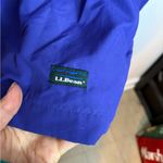 L.L. Bean Vintage Royal Blue Nylon Anorak Size L Photo 3
