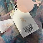 NEW SELKIE Sz XS The Princess Mini Dress in Stepmom Pastel Watercolor Photo 4