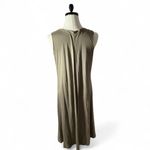 Eileen Fisher  Sleeveless‎ Maxi Dress - Neutral Minimalist Casual Comfortable Photo 2