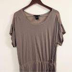 Calvin Klein Linen Blend Short Sleeves Mini Dress Lightweight Tie Waist Size S Green Photo 1