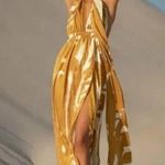 DIARRABLU Mailys Gold Convertible Maxi‎ Dress Size XS Photo 0