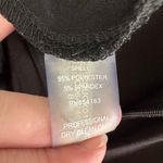 Calvin Klein  Black Faux Wrap Ruched 3/4 Slit Sleeve Jersey Knit Jumpsuit Size 10 Photo 7