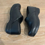 Dansko  Professional Black Cabrio leather clogs women size 40 Photo 2