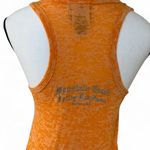 Harley Davidson Y2K VTG.‎  ALL OVER GRAPHIC ORANGE BURN OUT TANK TOP SMALL  #3 Photo 6