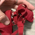 Victoria's Secret Victoria’s Secret Maroon Red Swim Top; 34B Photo 8