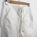 Lou & grey NWOT White Neutral Tampered Cotton Drawstring Pants Size 4 Coastal Photo 2