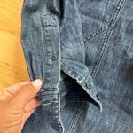 Madewell Denim Shirt Dress Long Sleeve Button-Up Casual Chic XS Fall Staple Photo 7