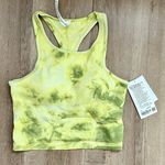 Lululemon Ebb to Street Cropped Tank Top Marble Dye MRB7 size 10 NWT Photo 0