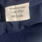 AQUA  Bloomingdale’s Navy High Neck Cocktail Mini Dress Women’s Size Medium Photo 4