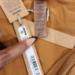 SKIMS  SIGNATURE SWIM RUCHED MINI SKIRT cover up ALMOND brown 4x NWT Photo 1