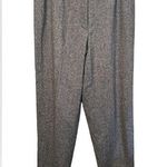 LL Bean Tweed Wool Lined Pants Size 14 Regular Business Causal Classic Gray Photo 0