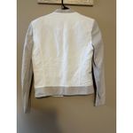 Helmut Lang White Gray Textured Linen Silk Blend Tailored Blazer Sports Jacket Photo 6