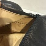 Coach Torree Leather Slouchy Hinged Key Chain Buckle Heeled Boot Size 10 Photo 7