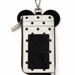 Disney Kate Spade Minnie Mouse Clip-on Card Holder, Wallet, Polka Dots, Red Bow Photo 3
