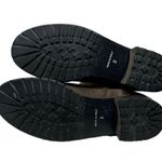 Garnet Hill  Suede Moto Combat Boots Brown Size 8 Photo 5