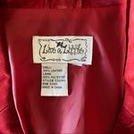 Live a Little 100% Leather Red Suede Jacket Photo 3